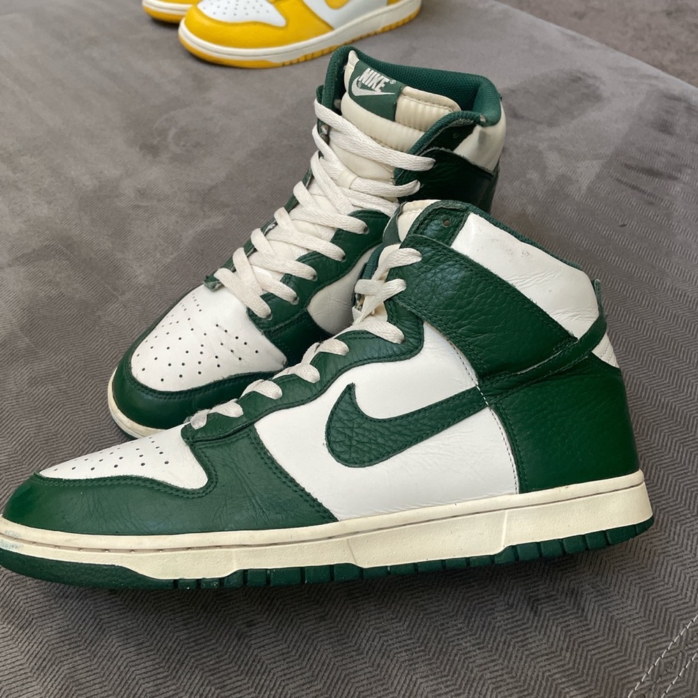 2008 Vintage Pack Pine Green Nike Dunk Highs